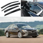 For Toyota Camry 2018-2024 Carbon Fiber Trim Mugen Style Window Visors Rain Guards