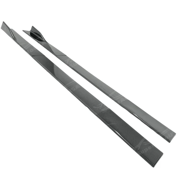 Carbon Fiber Print Side Skirts Extension Fits BMW 2000-2025 All Year Model - Image 3