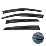 Carbon Fiber Print Trim Window Visor Shade Deflector For Subaru Forester 2014-2018 - Image 3