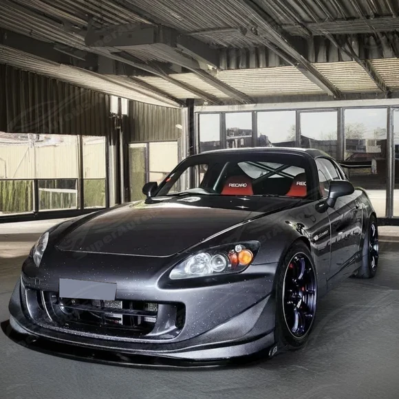Fits Honda S2000 AP2 2004-2009 Real Carbon Fiber Front Splitter Lip Spoiler Lower Bumper - Image 10