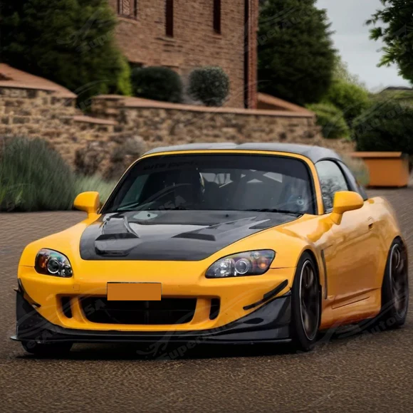 Fits Honda S2000 AP2 2004-2009 Real Carbon Fiber Front Splitter Lip Spoiler Lower Bumper - Image 6
