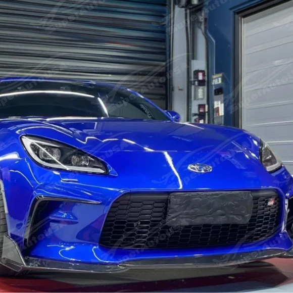 Fits Subaru BRZ 2022-2024 Real Carbon Fiber Front Splitter Lip Spoiler Lower Bumper (1pc) - Image 2