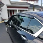 Fits Acura MDX 2014-2020 Carbon Fiber Print Rain Guards Window Visors Vent Deflectors - Image 3