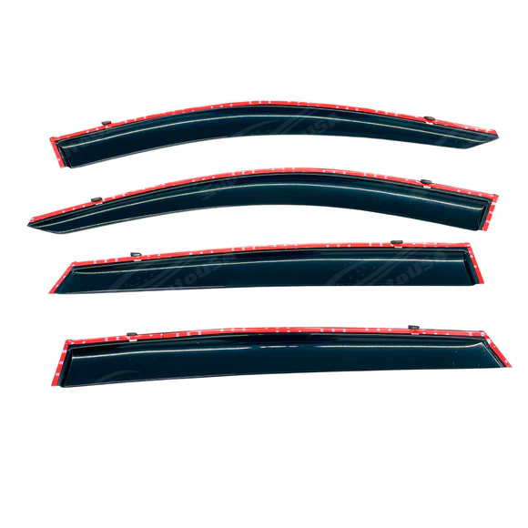 Fits Acura MDX 2014-2020 Carbon Fiber Print Rain Guards Window Visors Vent Deflectors - Image 9