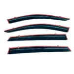 Fits Acura MDX 2014-2020 Carbon Fiber Print Rain Guards Window Visors Vent Deflectors - Image 8