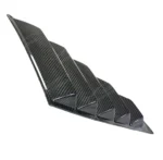 Real Carbon Fiber Side Quarter Window Louver For Ford Mustang 24-25 - Image 8