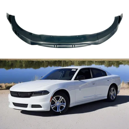 Fits 2011-2023 Dodge Charger SXT Black Front Bumper Lip Spoiler