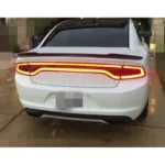 Fits 2011-2023 Dodge Charger Hellcat SRT Rear Spoiler Wing (Unpainted / Matte Black) - Image 4