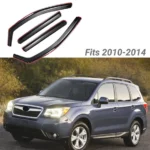 Fit 2010-2014 Subaru Outback In-Channel Vent Window Visors Rain Sun Wind Guards Shade Deflectors - Image 3