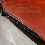 Fit 2022-2023 Honda Civic Side Body Skirt Kit Extensions (Unpainted Black) - Image 5