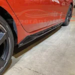 Fit 2022-2023 Honda Civic Side Body Skirt Kit Extensions (Unpainted Black) - Image 4