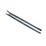 For 2022-2024 Honda Civic Side Skirts Extension Body Kit (Gloss Black/Red Stripe) - Image 6