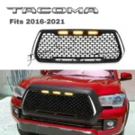 Fits Toyota Tacoma (2016-2021) Front Grille w/ Turn Signal LED Day Light - Image 3