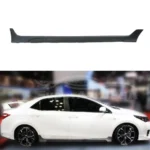 Fit 2014-2019 Toyota Corolla TRD PRO Style JDM Side Skirts Body Kits (Unpainted Black) - Image 3