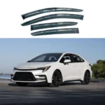 For Toyota Corolla 2020-2025 Carbon Fiber Print Trims Window Visors Wind Guards
