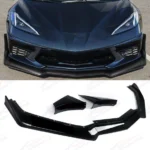 Fits 2020-23 Chevrolet Corvette C8 Tracking Edition Front Bumper Lip Splitter - Image 6