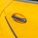 For 2020-Up Toyota Supra Carbon Fiber Side Door Handle Cover - Image 2