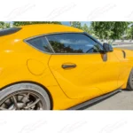 For 2020-Up Toyota Supra Carbon Fiber Side Door Handle Cover - Image 11