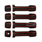 Fit 2007-2021 Toyota Tundra Door Handle Covers Trim (Gloss Black, 4-door) - Image 3