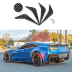 Fits 2014-2019 Corvette C7 Rear Bumper Lower Air Diffuser Fins - Image 14