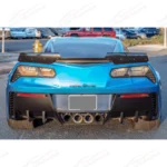 Fits 2014-2019 Corvette C7 Rear Bumper Lower Air Diffuser Fins - Image 10