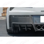 Fits 14-Up Corvette C7 GM Factory Package Carbon Fiber Rear Bumper Diffuser - Image 10