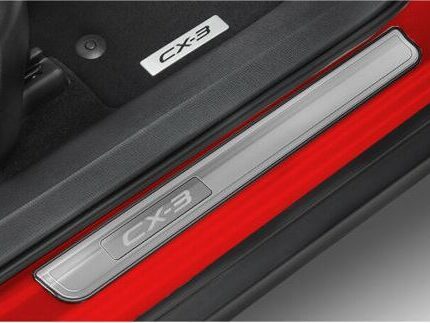 Mazda CX-3 DK Scuff Plate Set Aluminium Accessory Part DK11ACSP New Genuine