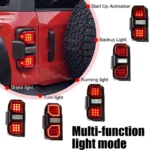 Fits 2021-2024 Ford Bronco Full LED Raptor Style Taillights Sequential Assembly - Image 2