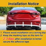 Fits 2019-2022 BMW 3 Series G20 Gloss Black Rear Diffuser with Rear Corner Splitter - Image 17