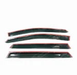 Black RAV4 3D Mugen Style Window Visors Rain Sun Wind Guards For 2019-2025 Toyota - Image 8