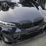 Carbon Fiber Print Front Spoiler Lips for BMW 3 Series G20 LCI 2023-2025 - Image 5