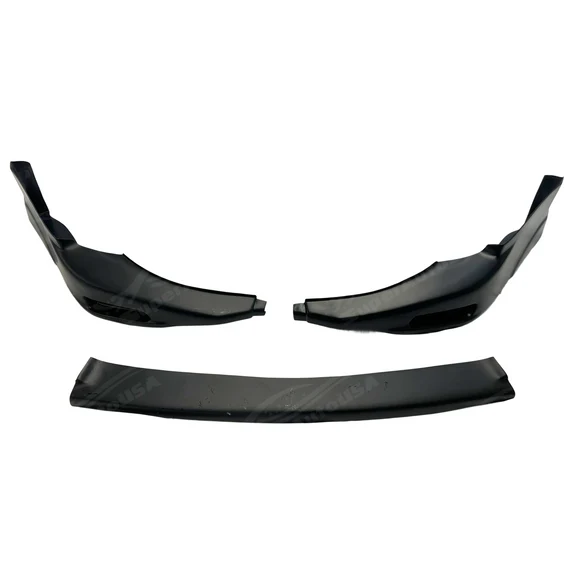 Matte Black Front Bumper Splitters Fit Acura TSX (2004-2009) - Image 5