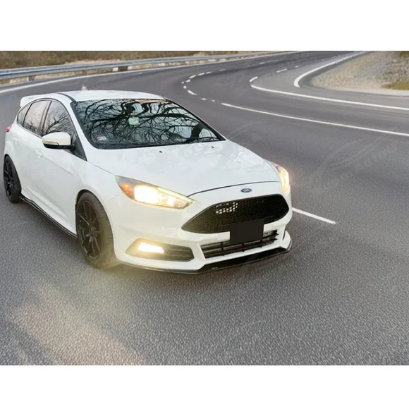 Gloss Black Front Bumper Spoiler Splitters for Ford Focus 2012-2018 - Image 5