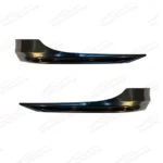 Fits 05-08 BMW E90 3-Series 4Dr Sedan Gloss Black OE Style Front Lip Splitters - Image 10