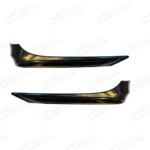 Fits 05-08 BMW E90 3-Series 4Dr Sedan Gloss Black OE Style Front Lip Splitters - Image 7