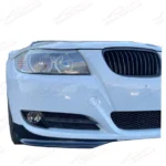 Fits 05-08 BMW E90 3-Series 4Dr Sedan Gloss Black OE Style Front Lip Splitters - Image 3