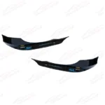 Fits 05-08 BMW E90 3-Series 4Dr Sedan Gloss Black OE Style Front Lip Splitters - Image 6