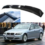 Fits 2006-2011 BMW E90 3 Series Sedan Rear Roof Window Visor Gloss Black CS Style
