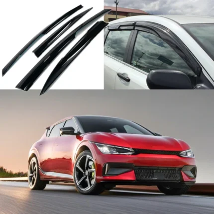 Fits 2022-2025 EV6 3D Mugen Style Window Vent Visor Rain Guards Deflectors