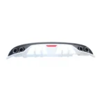 For Hyundai Elantra 2016-2018 Rear Bumper Lip Diffuser Body kit LED (Black and White) - Image 2