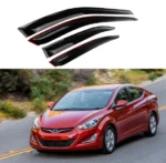 For Hyundai Elantra 2011-2016 OE Style Vent Window Visors Rain Sun Wind Guards Shade Deflectors