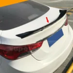For Hyundai Elantra 2017-2020 JDM Mugen Rear Trunk Wing Spoiler (Unpainted / Matte Black) - Image 3