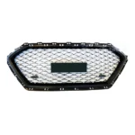 For Hyundai Elantra 2017-2018 Sedan Front Grille Bumper Black Grill (Chrome) - Image 2