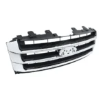 Fits 2015-2018 Ford Expedition Chrome & Black Front Bumper Grill Mesh Grille - Image 10
