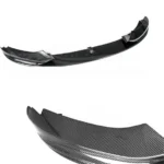 Fits BMW F10 F11 5 Series M Sport Front Bumper Lip Spoiler (Carbon Fiber Print) - Image 4
