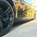 For 2017-2023 BMW 5 Series G30 M5 Sedan Gloss Black Side Skirt Extension Spoiler - Image 5