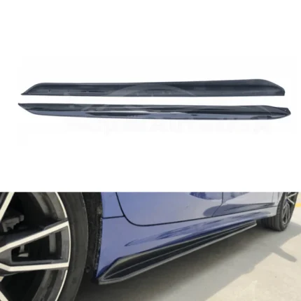 Fit 2019-2022 BMW 3 Series G20 M340i Performance Bumper Style Side Body Skirts (Black)