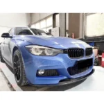 Fits BMW 2012-2019 3-Series F30 M Sport Auto Plus Style Gloss Black Front Lip Spoiler - Image 4