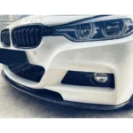 Fits BMW 2012-2019 3-Series F30 M Sport Auto Plus Style Gloss Black Front Lip Spoiler - Image 8