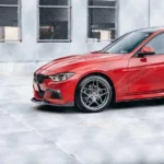 Fits 2012-2019 BMW 3-Series F30 M Sport Gloss Black Front Bumper Lip Spoiler - Image 9